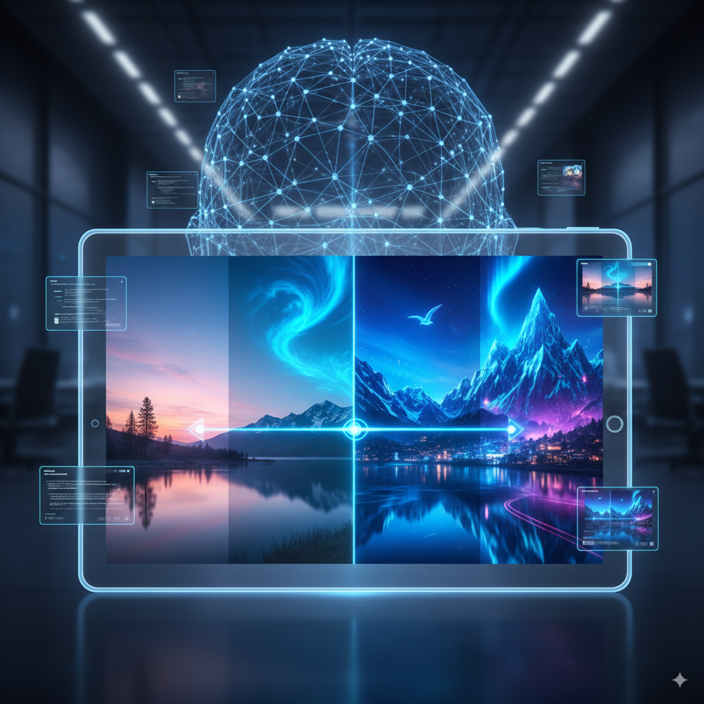 "Past to Forward" de Google AI Studio : Une Révolution dans l'Édition Photo Basée sur l'IA